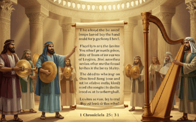 역대상25:1-31절/여호와 찬송하기를 배워 익숙한 자들(25.06.25)